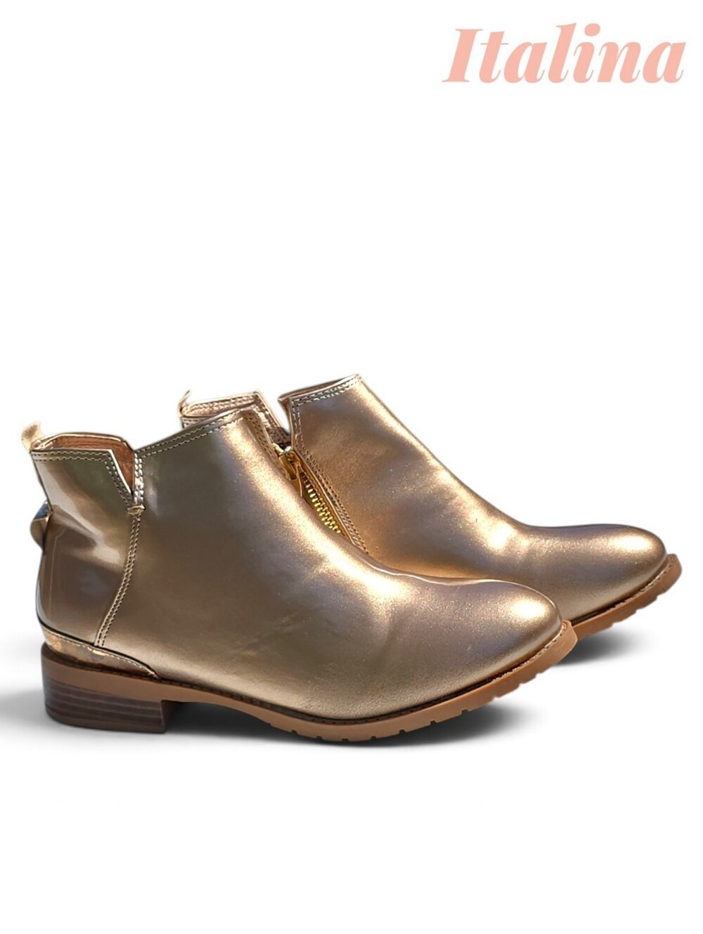 Italina brand brown boots